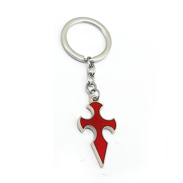 sao sword art online keychain knight of blood cross pendant key ring holder men car women bag key chain chaveiro anime jewelry, Silver
sao sword art online keychain knight of blood cross pendant key ring holder men car women bag key chain chaveiro anime jewelry, Silver