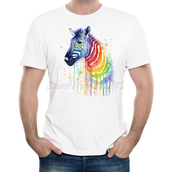 new arrivals 2019 men's fashion rainbow zebra watercolor design t shirt cool summer short sleeve tee
new arrivals 2019 men's fashion rainbow zebra watercolor design t shirt cool summer short sleeve tee