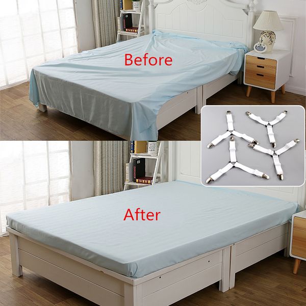 4-piece set sheet clip sheet belt fastener mattress elasticity non-slip blanket clip white and black
4-piece set sheet clip sheet belt fastener mattress elasticity non-slip blanket clip white and black