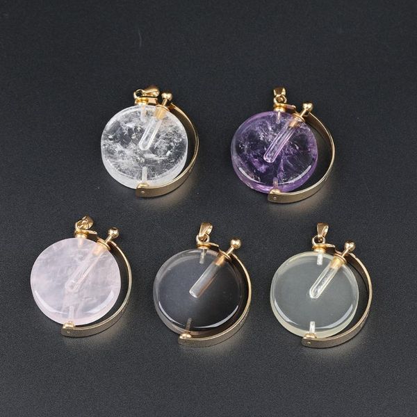 2pcs/lot natural crystal essential oil perfume aroma bottle stainless steel jewelry female transfer card pendant necklace, Silver
2pcs/lot natural crystal essential oil perfume aroma bottle stainless steel jewelry female transfer card pendant necklace, Silver