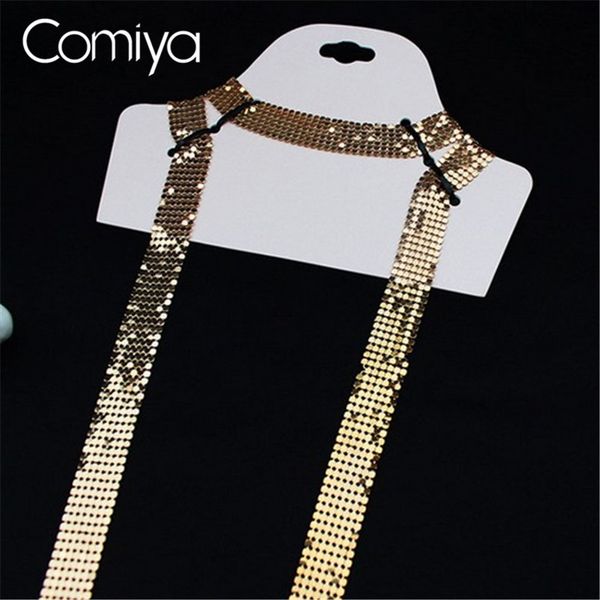 comiya korean statement necklace gold color zinc alloy links chain long collare collier feminino bijoux maxi statement necklace, Silver
comiya korean statement necklace gold color zinc alloy links chain long collare collier feminino bijoux maxi statement necklace, Silver