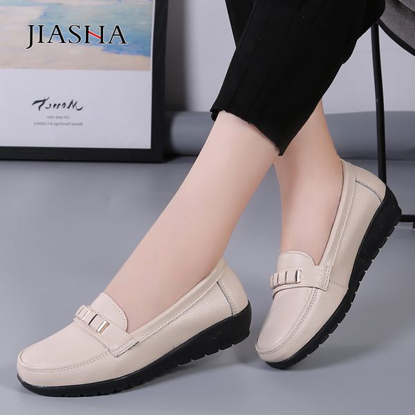 ladies shoes 2020 new fashion women shoes genuine leather loafers non-slip casual solid color flats woman zapatos de mujer, Black
ladies shoes 2020 new fashion women shoes genuine leather loafers non-slip casual solid color flats woman zapatos de mujer, Black