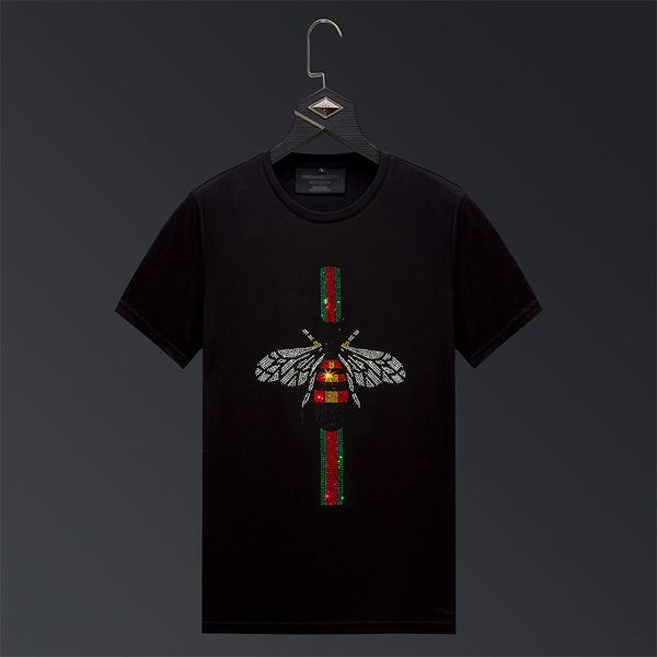 2020diamond short-sleeved t-shirt men's fashionable clothes men's loose t-shirt large size half sleeve social boys summer clothing, White;black
2020diamond short-sleeved t-shirt men's fashionable clothes men's loose t-shirt large size half sleeve social boys summer clothing, White;black
