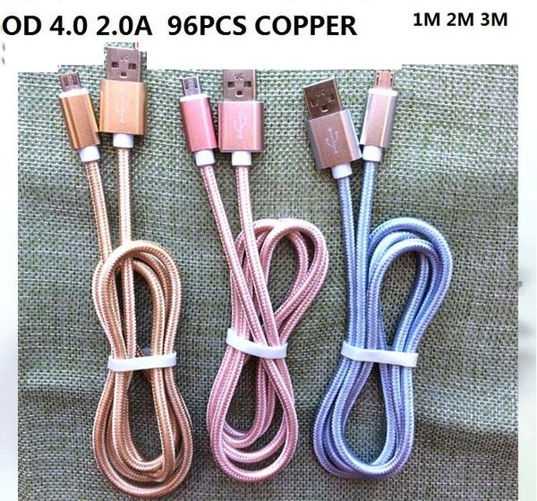 cgjxs3m 10ft od 4 .0 2 .0a 96 copper speed charge aluminum metal nylon braided cable micro usb data sync charging wire for phone 100pcs
cgjxs3m 10ft od 4 .0 2 .0a 96 copper speed charge aluminum metal nylon braided cable micro usb data sync charging wire for phone 100pcs