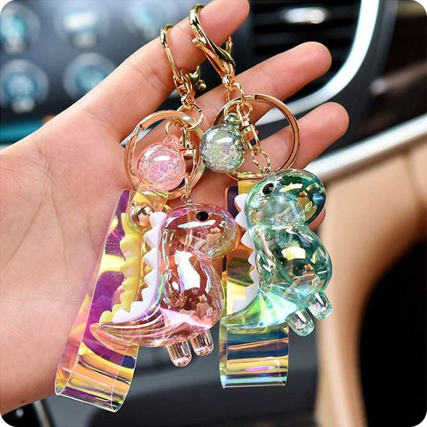 glitter cute dinosaur keychain women girls dazzling coloful rope keychain ring acrylic car handbag backpack purse accessories, Silver
glitter cute dinosaur keychain women girls dazzling coloful rope keychain ring acrylic car handbag backpack purse accessories, Silver