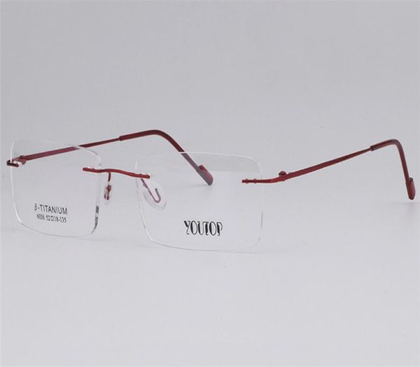 men retro rimless pure b-titanium prescriptions lens optical eyewear frame silver black presbyopia goggle reading eyeglasses, White;black
men retro rimless pure b-titanium prescriptions lens optical eyewear frame silver black presbyopia goggle reading eyeglasses, White;black