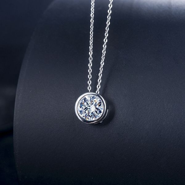 queen lotus 2020 korean fashion round zircon pendant necklace for women elegant chain necklace jewelry accessories, Silver
queen lotus 2020 korean fashion round zircon pendant necklace for women elegant chain necklace jewelry accessories, Silver