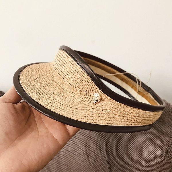 2020 spring and summer japanese style women's simple casual wild raffia hat equestrian hat fashion straw, Blue;gray
2020 spring and summer japanese style women's simple casual wild raffia hat equestrian hat fashion straw, Blue;gray