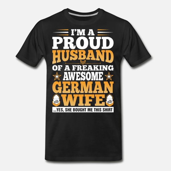 im a proud husband of awesome german wife t shirt men printing tee shirt size s-3xl slim crazy comfortable summer slim shirt
im a proud husband of awesome german wife t shirt men printing tee shirt size s-3xl slim crazy comfortable summer slim shirt
