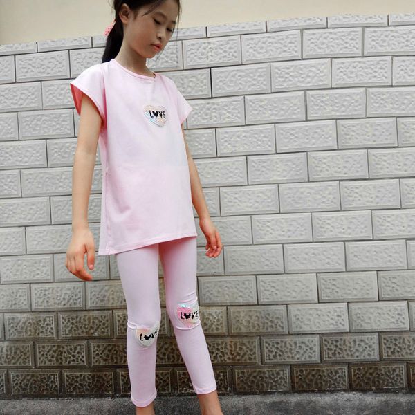 children clothing sets summer girls sequins suit cotton print short sleeve t-shirt+pants 2pcs girls clothes 4 5 6 8 10 12 years, White
children clothing sets summer girls sequins suit cotton print short sleeve t-shirt+pants 2pcs girls clothes 4 5 6 8 10 12 years, White