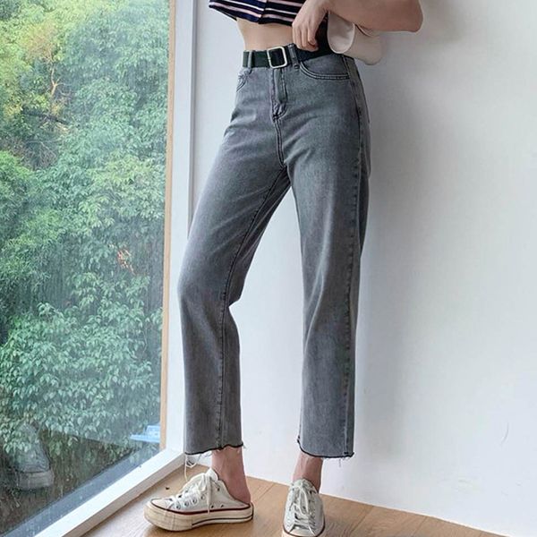 women's jeans women casual straight high waist trousers pants for ladies grils ankle length loose jean trouser, Blue
women's jeans women casual straight high waist trousers pants for ladies grils ankle length loose jean trouser, Blue