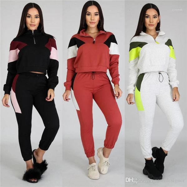 zip neck женщин два бюстье контрастного цвета женщин костюмы щитовые проектировщик женские костюмы с длинным рукавом, Gray
zip neck женщин два бюстье контрастного цвета женщин костюмы щитовые проектировщик женские костюмы с длинным рукавом, Gray