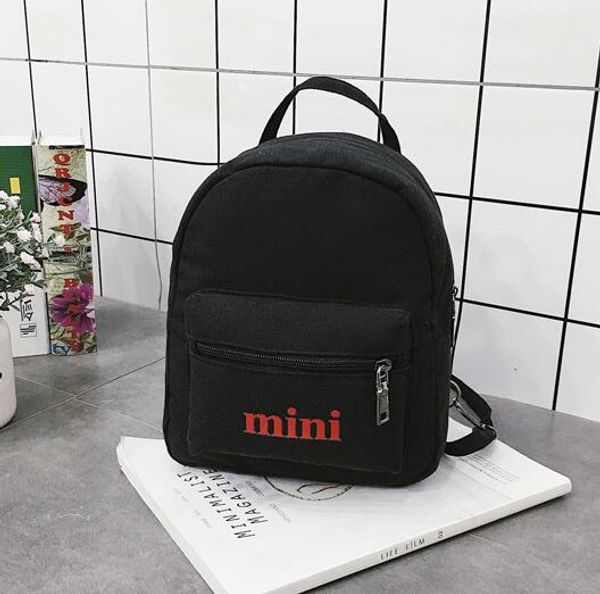 2020 women backpack canvas mini letter girl schoolbag plain small shoulder bags lady travel bag trip backpacks
2020 women backpack canvas mini letter girl schoolbag plain small shoulder bags lady travel bag trip backpacks
