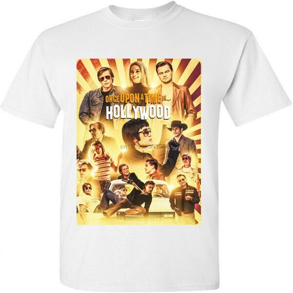 new once upon a time in hollywood movie poster vintage t-shirt s m l xl 2xl summer casual tee shirt
new once upon a time in hollywood movie poster vintage t-shirt s m l xl 2xl summer casual tee shirt
