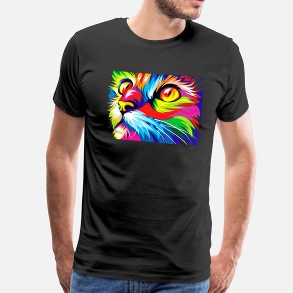 colorful cat with geometric style pop art t shirt men character cotton crew neck slim gift fashion summer style pattern shirt
colorful cat with geometric style pop art t shirt men character cotton crew neck slim gift fashion summer style pattern shirt