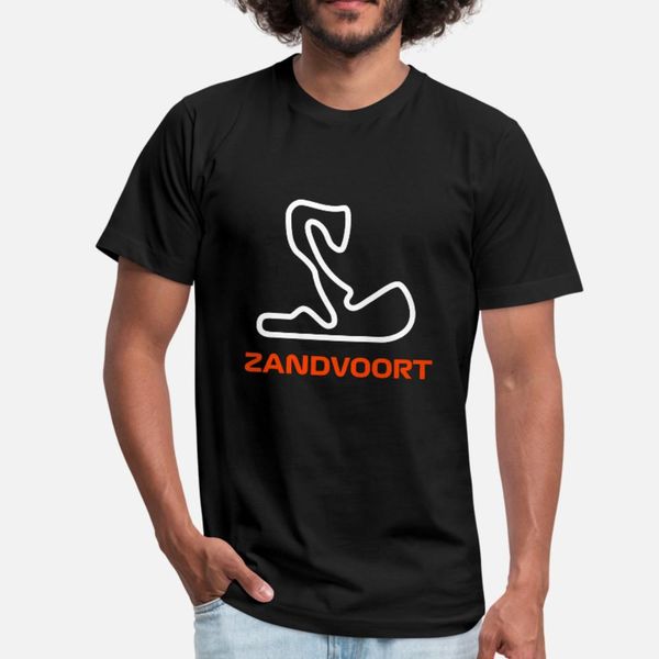 zandvoort black slim fit t shirt men knitted 100% cotton s-xxxl natural loose new style spring autumn original shirt