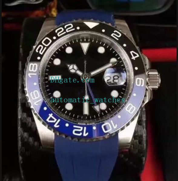 men's luxury watches 116710 116713 116718 gmt 40mm automatic mechanical black rubber red blue ceramic bezel sapphire sport wristwatches, Slivery;brown
men's luxury watches 116710 116713 116718 gmt 40mm automatic mechanical black rubber red blue ceramic bezel sapphire sport wristwatches, Slivery;brown
