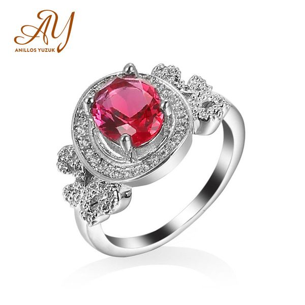 anillos yuzuk wedding ring sterling silver 925 created ruby engagement rings for women promise statement fine jewelry, Golden;silver
anillos yuzuk wedding ring sterling silver 925 created ruby engagement rings for women promise statement fine jewelry, Golden;silver