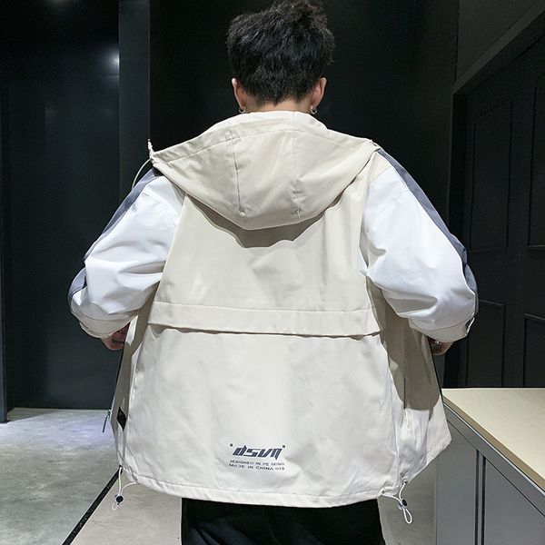 men's spring slim fit lightweight windbreaker bomber jacket, Tan;black
men's spring slim fit lightweight windbreaker bomber jacket, Tan;black