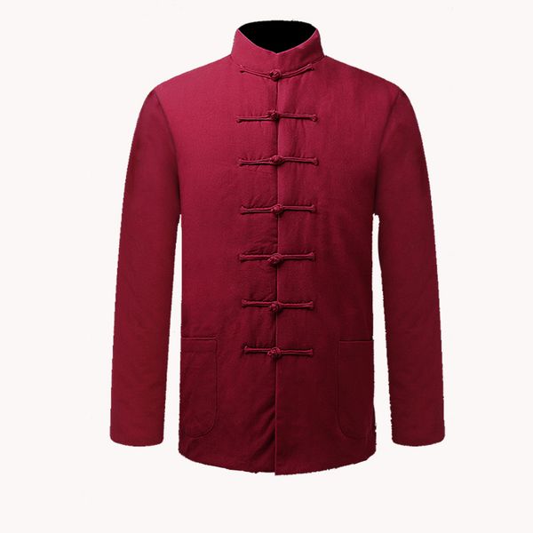 traditional chinese tang suit coat new black winter men's wadded jacket thick jacket tai chi uniform chaquetas hombre, Black;brown
traditional chinese tang suit coat new black winter men's wadded jacket thick jacket tai chi uniform chaquetas hombre, Black;brown