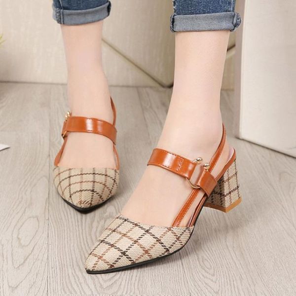 woman sandals shoes spring summer wild thick lattice buckle single shoes high heel ladies sandals summer plaid casual, Black
woman sandals shoes spring summer wild thick lattice buckle single shoes high heel ladies sandals summer plaid casual, Black