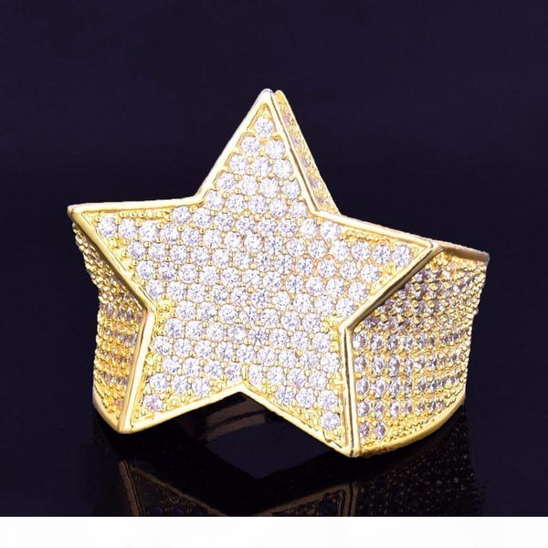 new men's star ring 18k copper charm gold silver color full zircon ring fashion hip hop rock jewelry
new men's star ring 18k copper charm gold silver color full zircon ring fashion hip hop rock jewelry