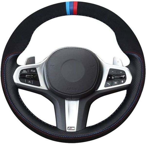 diy stitching steering wheel cover for bmw 3 5 series g20 m340i g30 g01 x3 g02 x4 g05 x5 x6 m g07 x7 m50i 6 series gran turismo(6gt) g29 z4
diy stitching steering wheel cover for bmw 3 5 series g20 m340i g30 g01 x3 g02 x4 g05 x5 x6 m g07 x7 m50i 6 series gran turismo(6gt) g29 z4