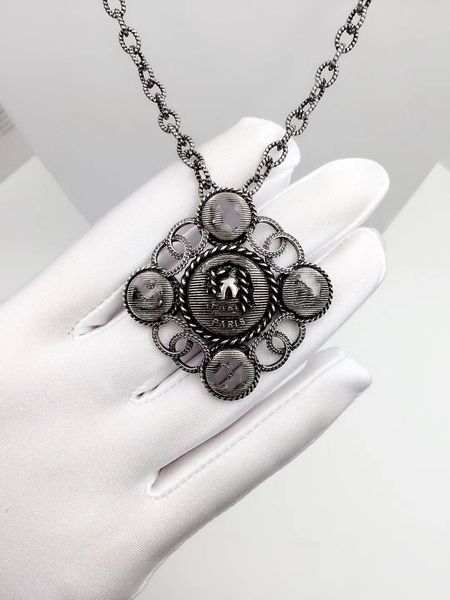 new with box luxury women's female's ladies stamped black cross long necklaces sweater chains ing, Silver
new with box luxury women's female's ladies stamped black cross long necklaces sweater chains ing, Silver
