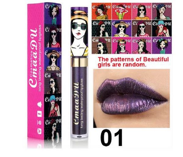 2020good quality cmaadu liquid lipstick makeup metallic shimmer matte lipstick lip gloss cosmetics make up frost lipgloss 12 colors
2020good quality cmaadu liquid lipstick makeup metallic shimmer matte lipstick lip gloss cosmetics make up frost lipgloss 12 colors