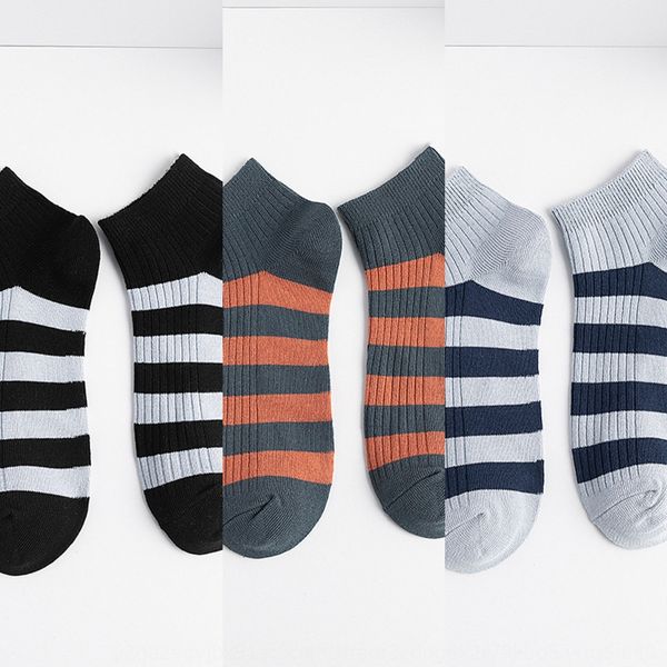 2020 spring and summer new men's fashion casual horizontal stripe men's boat boat socks and low-breathable sweat-absorbing socks c, Black
2020 spring and summer new men's fashion casual horizontal stripe men's boat boat socks and low-breathable sweat-absorbing socks c, Black
