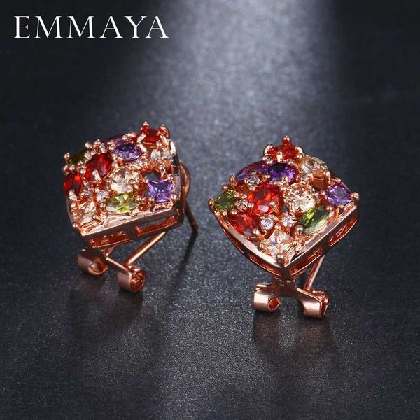 emmaya classic design rose gold color big square cz cubic zirconia wedding stud earrings for women, Golden;silver
emmaya classic design rose gold color big square cz cubic zirconia wedding stud earrings for women, Golden;silver