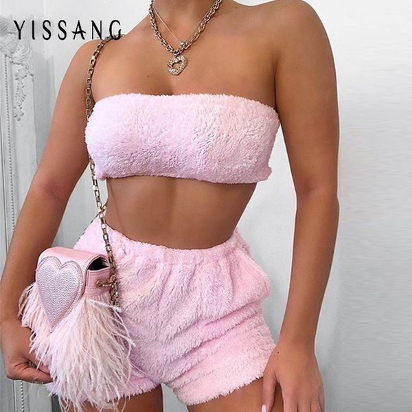 women's tracksuits yissang knitted sweater 2 piece set women off shoulder crop and shorts pant suit summer two 2021 club wear, Gray
women's tracksuits yissang knitted sweater 2 piece set women off shoulder crop and shorts pant suit summer two 2021 club wear, Gray