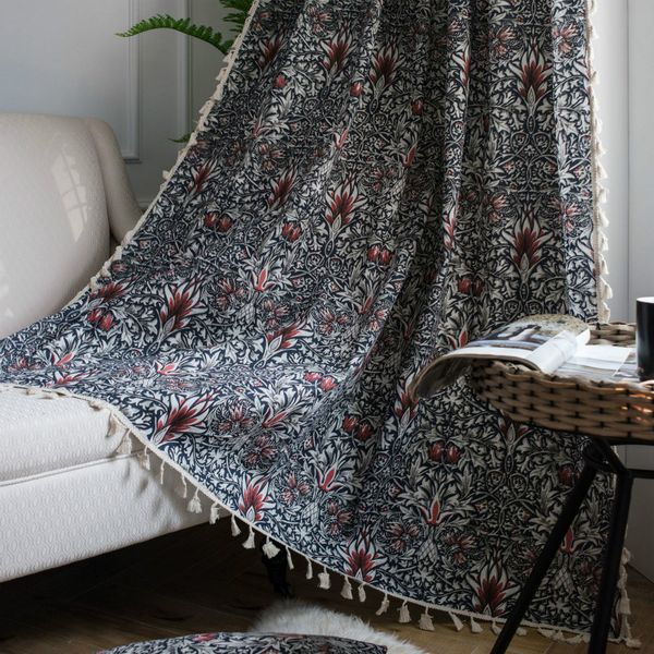 curtain & drapes flower printed linen modern semi blackout curtains for living room french window bedroom home interior
curtain & drapes flower printed linen modern semi blackout curtains for living room french window bedroom home interior