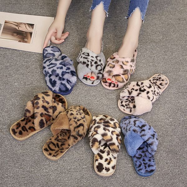 women slippers leopard fur slides autumn winter house slippers 2020 fashion warm indoor shoes ladies soft flip flop, Black
women slippers leopard fur slides autumn winter house slippers 2020 fashion warm indoor shoes ladies soft flip flop, Black