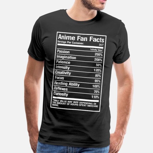 anime fan facts daily value may vary t shirt men designs short sleeve round collar gents interesting authentic spring family shirt
anime fan facts daily value may vary t shirt men designs short sleeve round collar gents interesting authentic spring family shirt