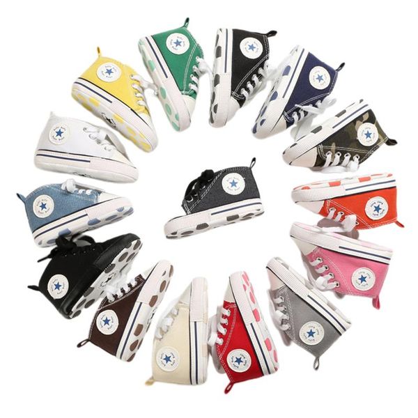new classic canvas baby shoes newborn sports sneakers first walkers kids booties children moccasins shoes
new classic canvas baby shoes newborn sports sneakers first walkers kids booties children moccasins shoes