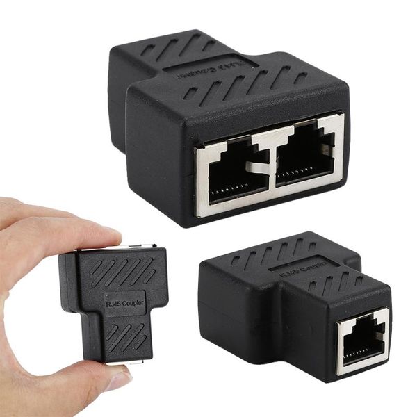 1 to 2 lan ethernet network rj45 splitter extender plug adapter connector network tee
1 to 2 lan ethernet network rj45 splitter extender plug adapter connector network tee
