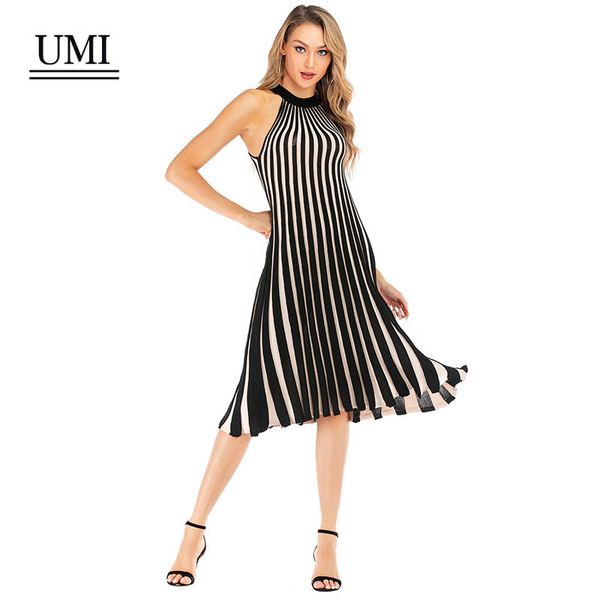 casual dresses 2021 summer fashion leisure fit color matching black beach elegant stripe knitted halter women dress ladies, Black;gray
casual dresses 2021 summer fashion leisure fit color matching black beach elegant stripe knitted halter women dress ladies, Black;gray