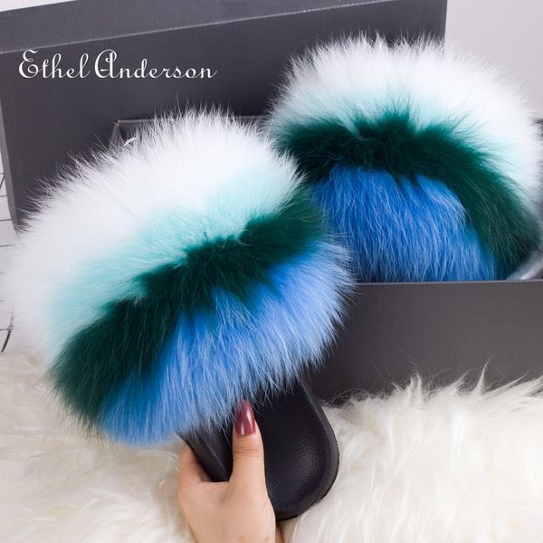 new style women real real fox bont slipper summer beautiful plumbing real fox fur shoes move luxury washer bear flat sandal, Black
new style women real real fox bont slipper summer beautiful plumbing real fox fur shoes move luxury washer bear flat sandal, Black