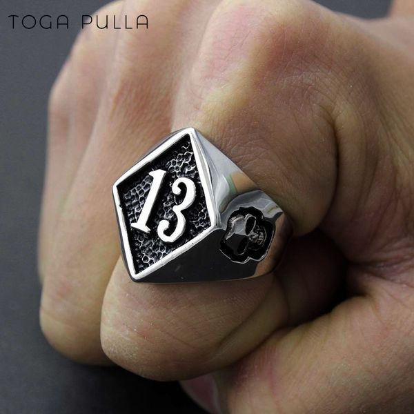 size 7-15 lucky 13 ring men boys 316l stainless steel skull biker rings male punk rock hip hop jewelry wholesale, Golden;silver
size 7-15 lucky 13 ring men boys 316l stainless steel skull biker rings male punk rock hip hop jewelry wholesale, Golden;silver