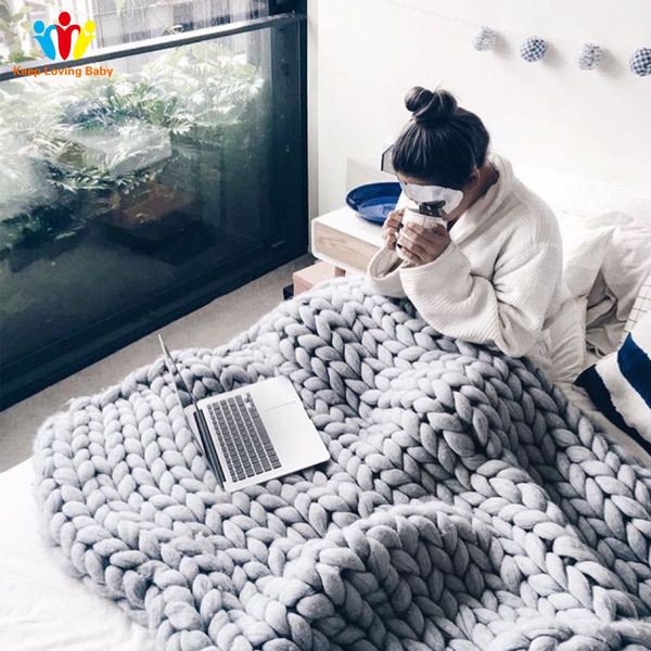baby coarse wire hand-woven wool blankets sofa soft chunky knitting thick decorative blanket queen bedroom
baby coarse wire hand-woven wool blankets sofa soft chunky knitting thick decorative blanket queen bedroom