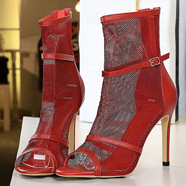 2020 summer women scarpins wedding mesh lace sandals boots 11cm high heels pumps stiletto bridal fetish stripper shoes, Black
2020 summer women scarpins wedding mesh lace sandals boots 11cm high heels pumps stiletto bridal fetish stripper shoes, Black