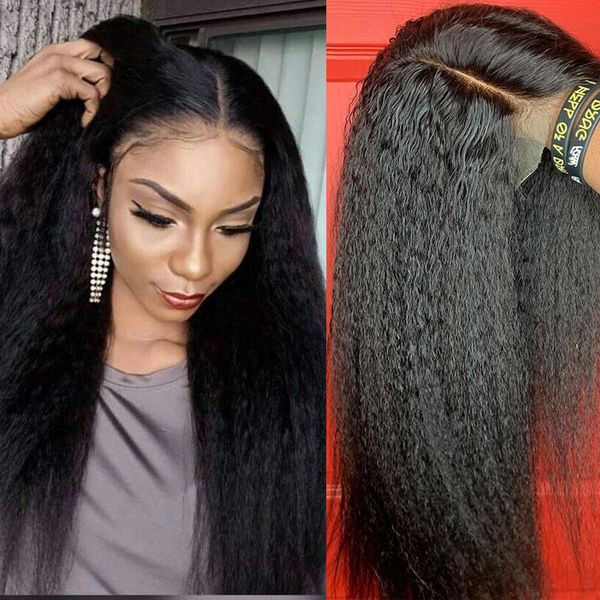 lace wigs 13x4 kinky straight wig 150% human hair for women pre plucked with baby brazilian remy yaki natural, Black;brown
lace wigs 13x4 kinky straight wig 150% human hair for women pre plucked with baby brazilian remy yaki natural, Black;brown
