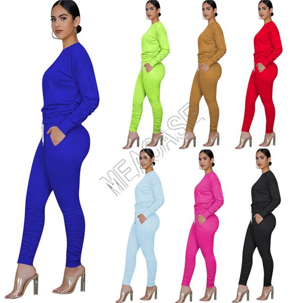 women bodysuit tracksuit casual outfit pullover coat legging pleated trouser legs pants two piece clothes suit jogging sportwear d81305, White
women bodysuit tracksuit casual outfit pullover coat legging pleated trouser legs pants two piece clothes suit jogging sportwear d81305, White