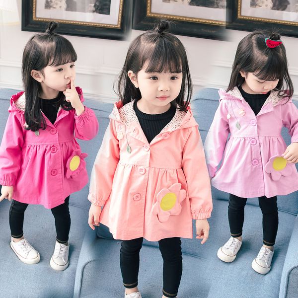new girls' coat korean long style windbreaker coat 2020 spring and autumn new children's wear kids flowers jackets for girls, Blue;gray
new girls' coat korean long style windbreaker coat 2020 spring and autumn new children's wear kids flowers jackets for girls, Blue;gray