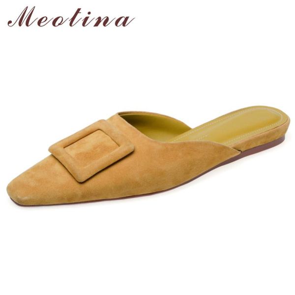 meotina shoes women kid suede flats mules shoes buckle shallow lady square toe causal footwear female yellow black apricot
meotina shoes women kid suede flats mules shoes buckle shallow lady square toe causal footwear female yellow black apricot