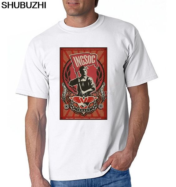 тройник tops ангсоца 1984 propaganda poster мужской o образным вырезом с коротким рукавом футболки большие скидки homme t shirt печать разме
тройник tops ангсоца 1984 propaganda poster мужской o образным вырезом с коротким рукавом футболки большие скидки homme t shirt печать разме