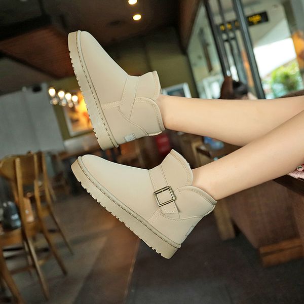 ozersk woman boots female winter boots warm fur plush faux suede flat slip on ankle snow women's fashion platform shoes, Black
ozersk woman boots female winter boots warm fur plush faux suede flat slip on ankle snow women's fashion platform shoes, Black