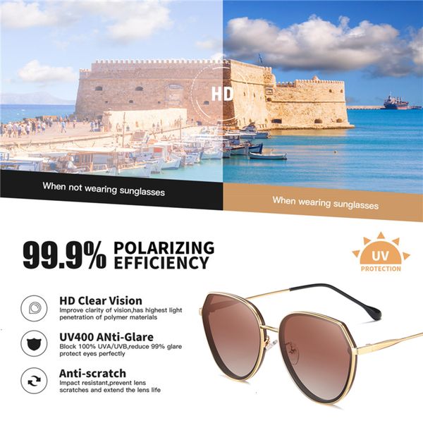 aofly brand polarized sunglasses women fashion luxury designer gradient lens rimless sun glasses female goggle ladies uv400 4vv3, White;black
aofly brand polarized sunglasses women fashion luxury designer gradient lens rimless sun glasses female goggle ladies uv400 4vv3, White;black