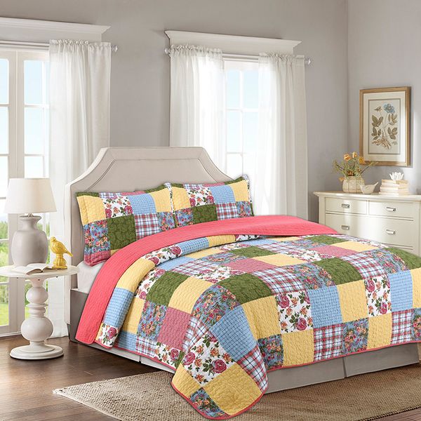 chausub cotton bedspreads quilt set 3pcs coverlet printed quilts quilted bed cover pillowcase king queen size summer blanket
chausub cotton bedspreads quilt set 3pcs coverlet printed quilts quilted bed cover pillowcase king queen size summer blanket